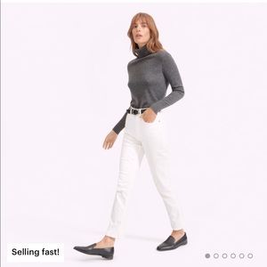 Everlane Cheeky Straight White Jean w/tags